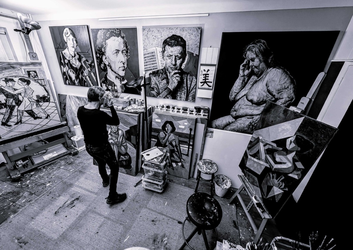 Achtergrondafbeelding Sfeer die als een echo blijft bestaan