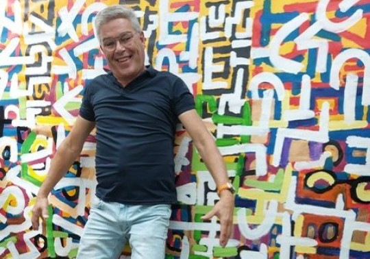 Afbeelding Abstract en Figuratief: expositie van Jeroen Molenaar in de Hofboerderij