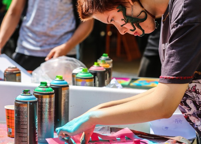 Met kunst aan de slag