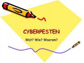 Workshop Cyberpesten in samenwerking met Politie Westland