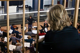 Orkest achter de schermen