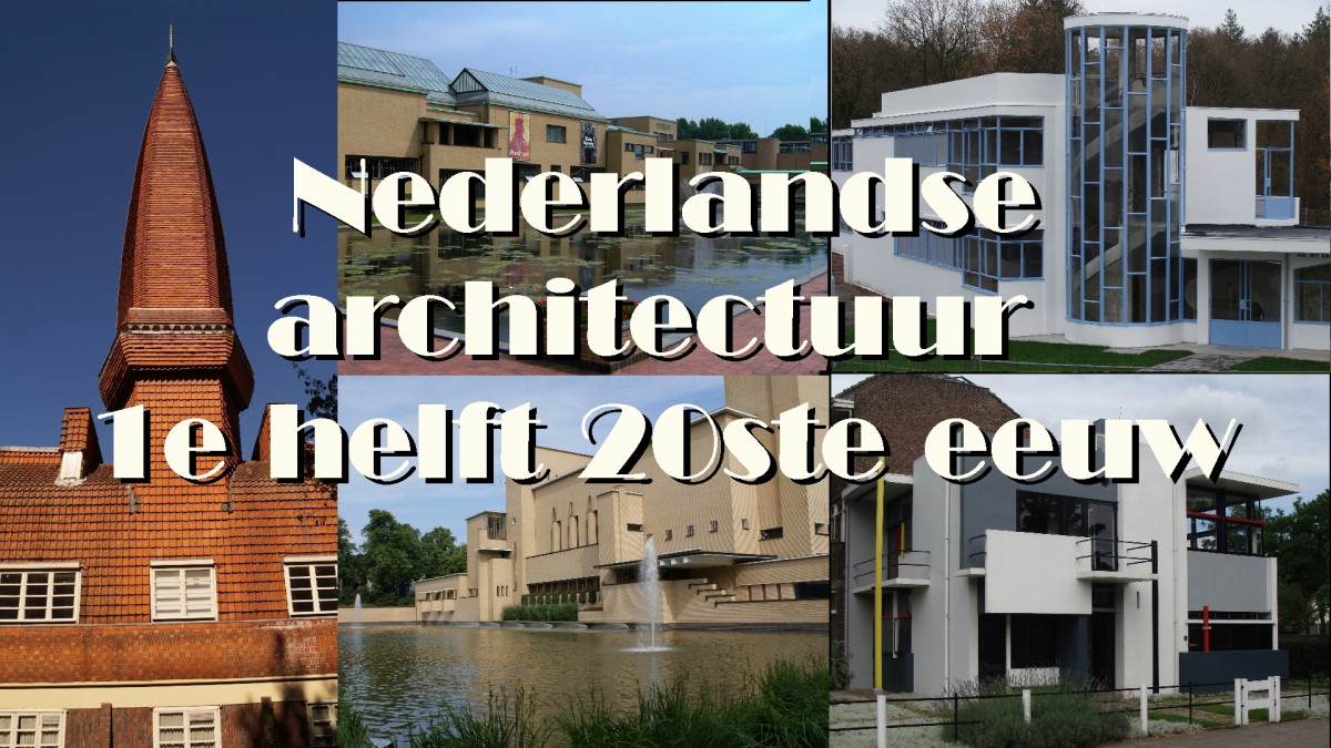 Achtergrondafbeelding Kunstgeschiedeniscursus 'Vijf Nederlandse architecten 20e eeuw'
