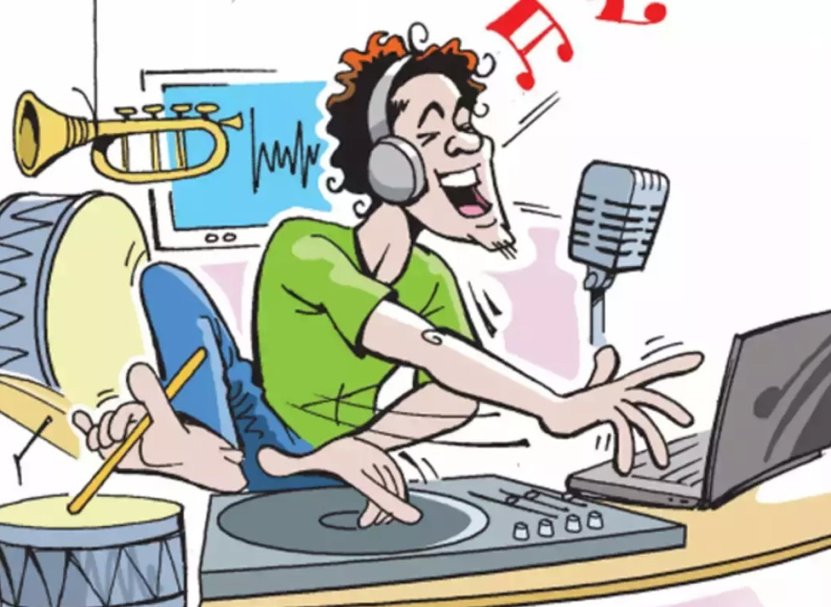 Achtergrondafbeelding Muziek, zo breed!