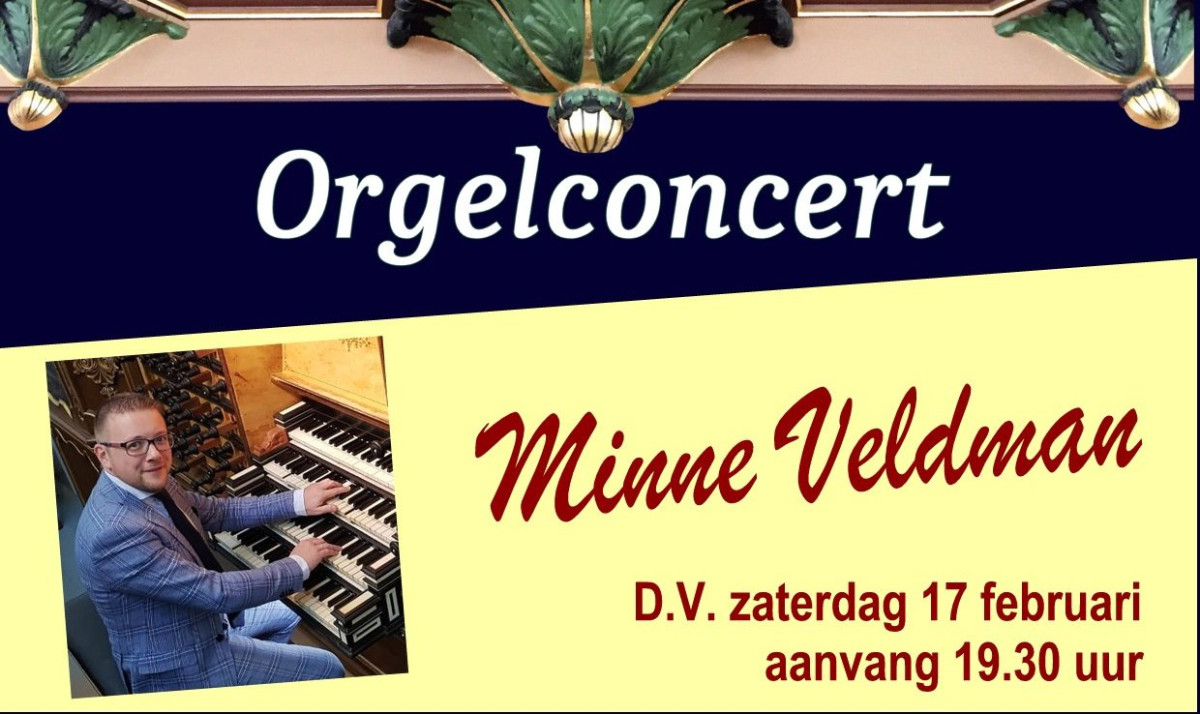 Achtergrondafbeelding Orgelconcert door Minne Veldman