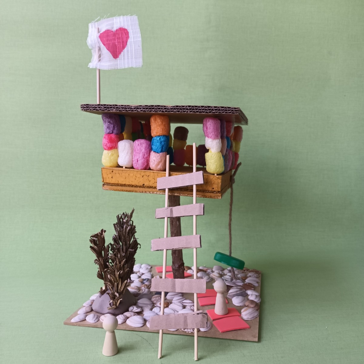 Achtergrondafbeelding KunstPakket: Boomhut