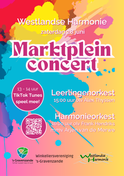 Achtergrondafbeelding Marktpleinconcert Westlandse Harmonie