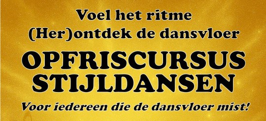 Afbeelding Opfriscursus Stijldansen – Dans het leven weer tegemoet!