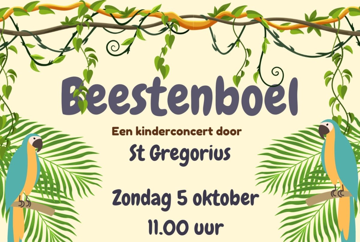 Achtergrondafbeelding Kinderconcert 'Beestenboel'