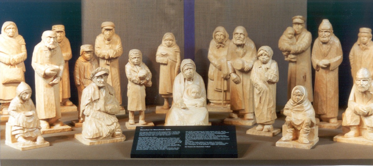 Achtergrondafbeelding Presentatie 'Mensen in het Getto van Warschau'