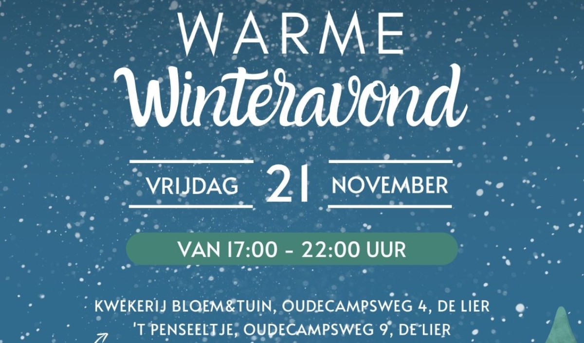 Achtergrondafbeelding Warme Winteravond
