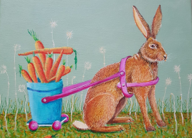 Carry, Els en Marique met schilderijen!