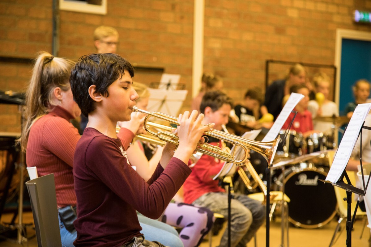 Achtergrondafbeelding Trompetklas Westland