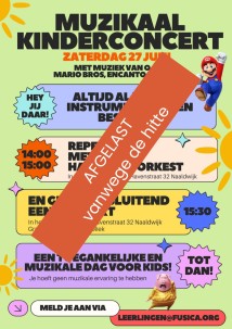 Afbeelding Muzikaal kinderconcert AFGELAST!