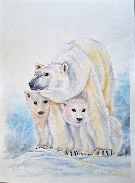 Achtergrondafbeelding Aquarellen Albena de Koning