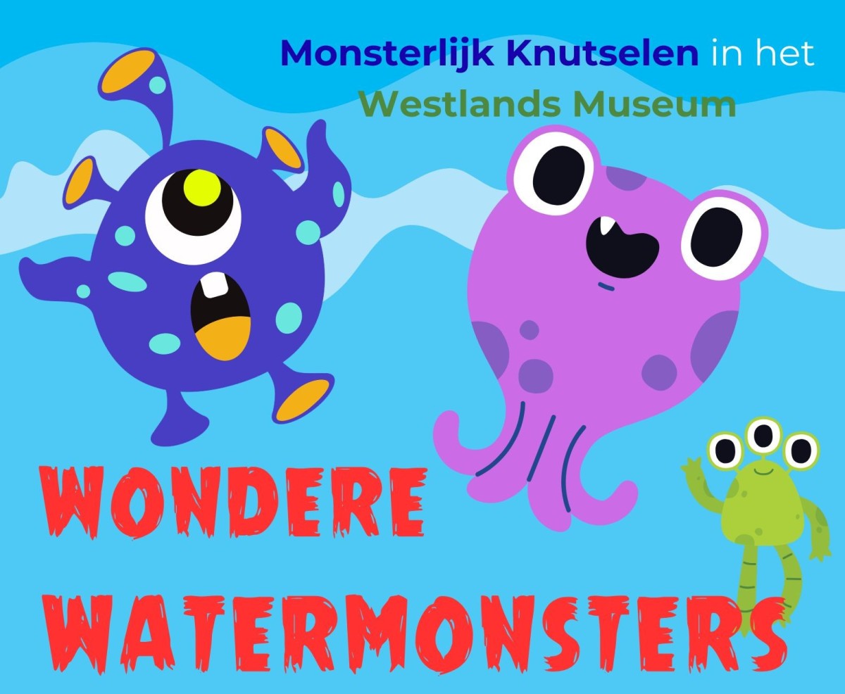 Achtergrondafbeelding Monsterlijk knutselen - Maak je eigen Wondere Watermonster!